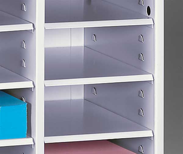 Tennsco Shelves, Legal Size, Light Gray, PK5 5005LGY