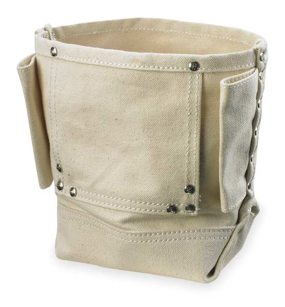 Clc Work Gear Tool Pouch, Tool Pouch, Off White, Canvas, 1 Pockets 914