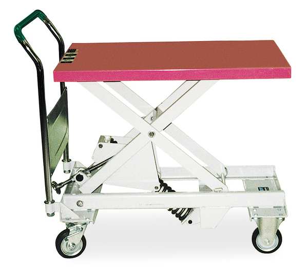 Southworth Scissor Lift Cart, 1100 lb. Cap, 23-5/8"W, 34-3/4"L DLV-500