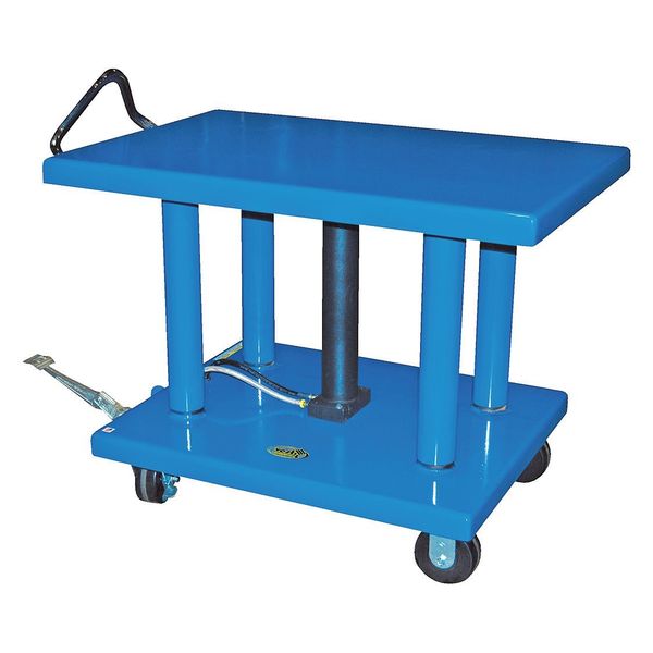 Zoro Select 54 In. Hydraulic Lift Table, Load Cap. 6000 lb. HT-60-3248