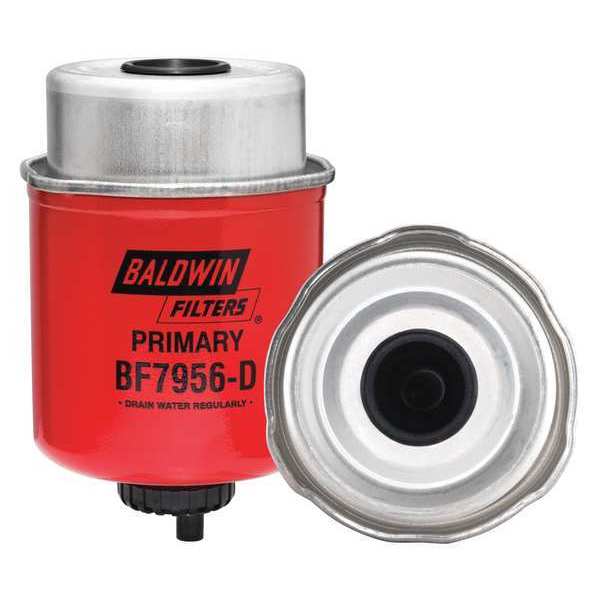 Baldwin Filters Fuel Filter, 5 x 3-1/2 x 5 In BF7956-D