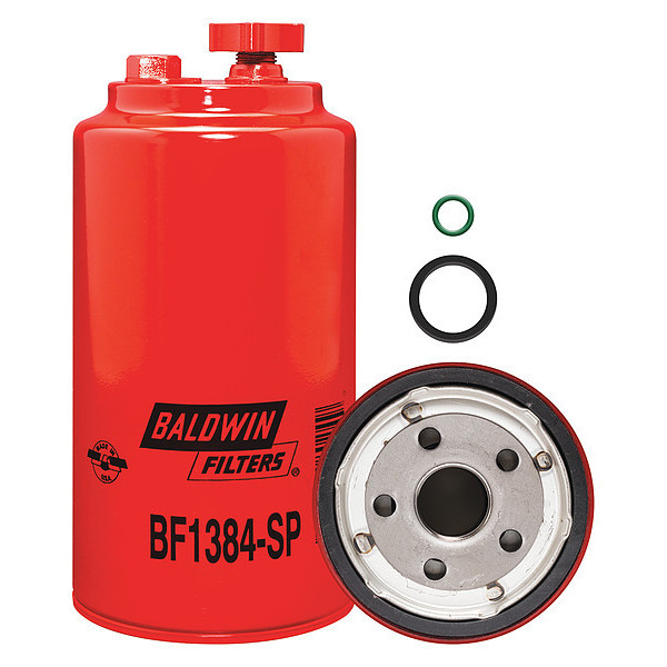 Baldwin Filters Fuel Filter, 7-13/16x3-11/16x7-13/16 In BF1384-SP