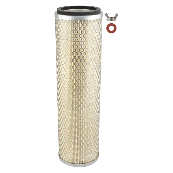 Baldwin Filters Air Filter, 4-1/8 x 14-5/8 in. PA1897