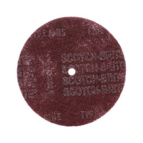 Scotch-Brite Fiber Disc, 8x1/2in, Med, AlO 7100045907