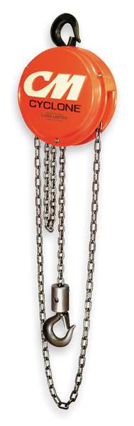 Cm Cyclone Manual Chain Hoist, 4000 lb., Lift 10 ft. 4626