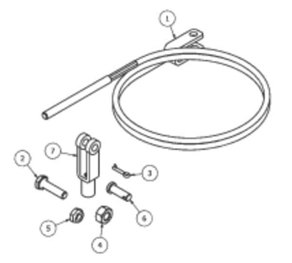 B & P Manufacturing Cable Kit, with A11 Style Handle 2006-309