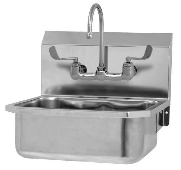 Sani-Lav Hand Sink, With Faucet, 19 In. L, 18 In. W 505FL