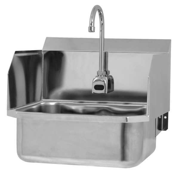 Sani-Lav Hand Sink, With Faucet, 19 In. L, 18 In. W ES2-507L