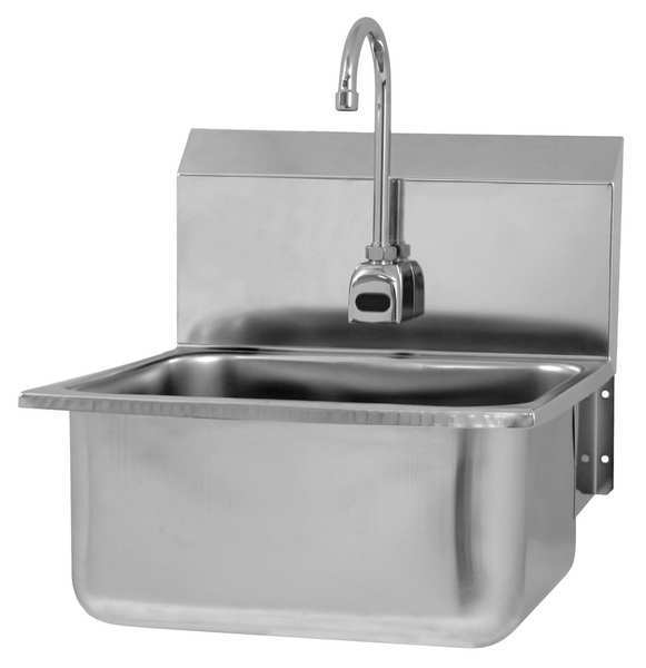 Sani-Lav Hand Sink, With Faucet, 21 In. L, 20 In. W ESB2-525L