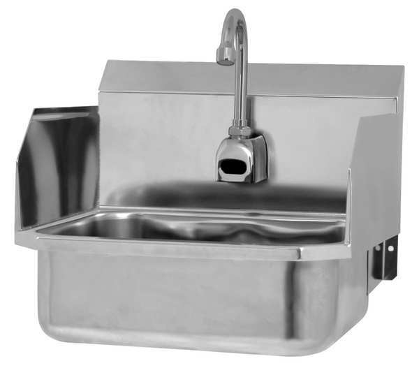Sani-Lav Hand Sink, 16 In. L, 15-1/4 In. W, 13 In. H ESB2-607L