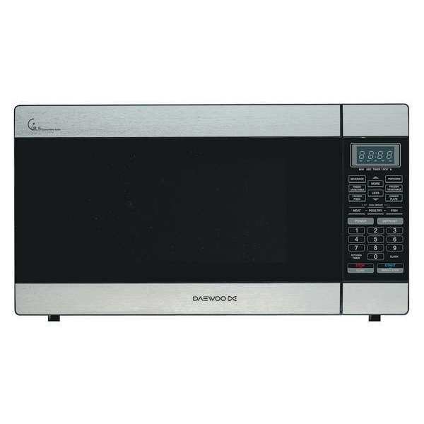 Daewoo Silver Consumer Microwave 1.60 cu ft 1000 Watts 40GR48