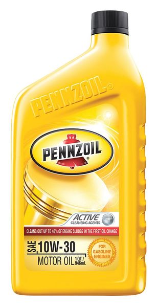 Pennzoil Engine Oil, 10W-30, Conventional, 1 Qt. 550035052