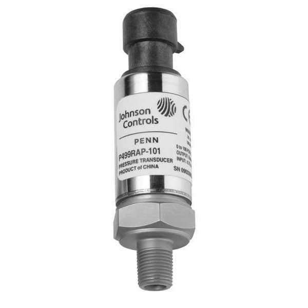 Johnson Controls Pressure Transmitter, 0 to 100 psi, 1/8 P499RAP-101K