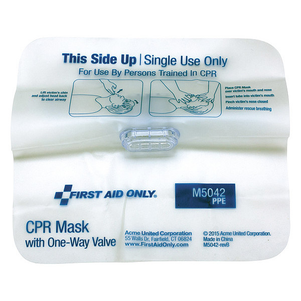 First Aid Only CPR Faceshield, 1 Components, 10 in. L M5042