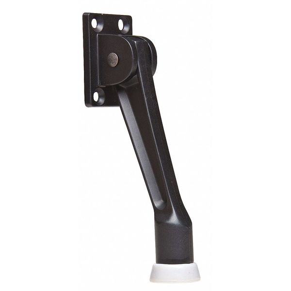 Kaba Ilco Lever Door Holder, Cast Zinc, Black, 5"H x 1-27/64"W IL-KDDH-5-BLK