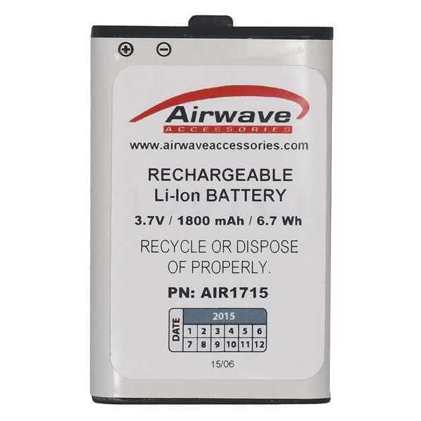 Airwave Accessories Battery Pack, Lithium Ion, 3.7 Voltage AIR1715