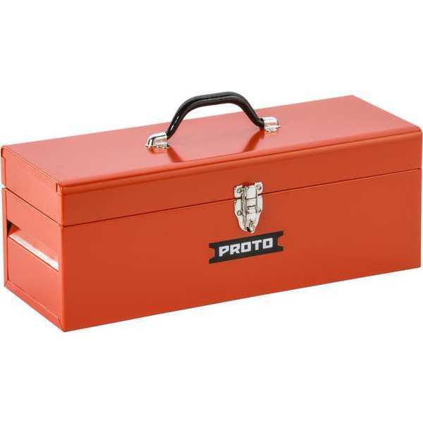 Proto Tool Box, Steel, Red, 19 in W x 8-1/2 in D x 9-1/2 in H J9977R