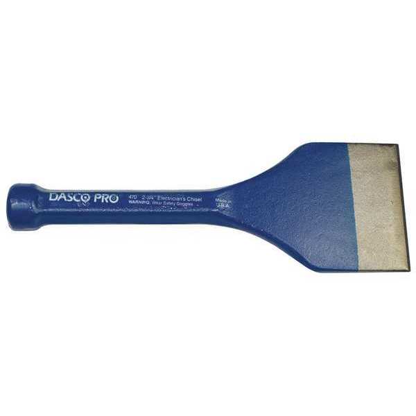 Dasco Pro Electrician Chisel, 2-3/4" Tip x 8" L 470