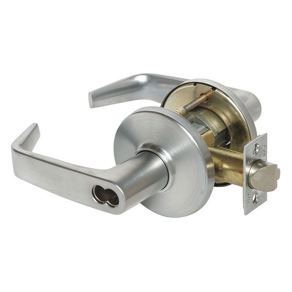 Stanley Security Lever Lockset, Mechanical, Entrance, Grd. 1 9K37B15DS3626