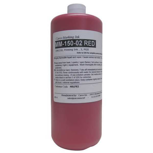 Carco Marking Ink, Pigment, Red, 30 to 60 sec MM-150-02 RED
