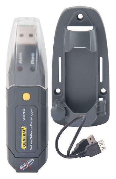 General Tools Vibration Data Logger, 0 to 60 Hz VB10