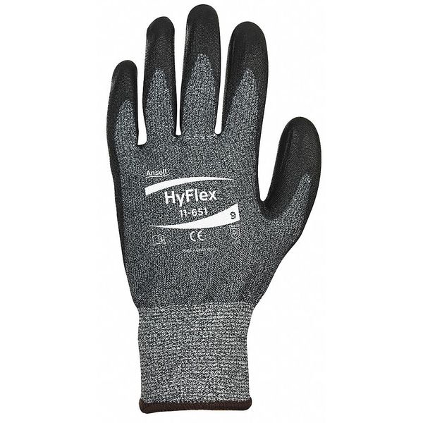 Ansell Cut Resistant Coated Gloves, A3 Cut Level, Polyurethane, 2XL, 1 PR 11-651