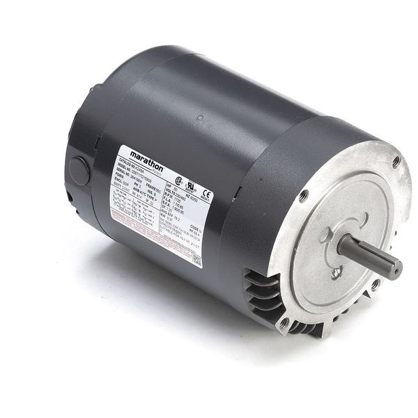 Marathon Motors 3-Phase General Purpose Motor, 1/2 HP, 56C Frame, 230/460V AC Voltage, 1,725 Nameplate RPM 056T17D15909