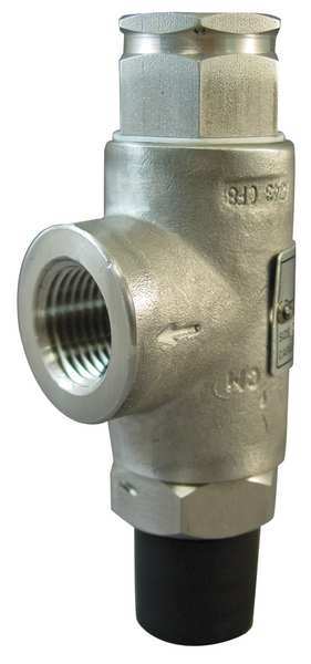 Kunkle Valve Safety Relief Valve, 3/8 x 1/2 In, 50 psi 0140-B01-ME0050