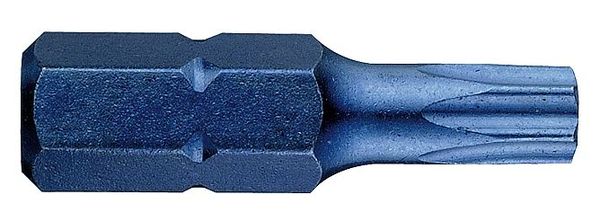 Westward Torsion Bit, SAE, 1/4", Hex, T30, 1", PK5 40L598