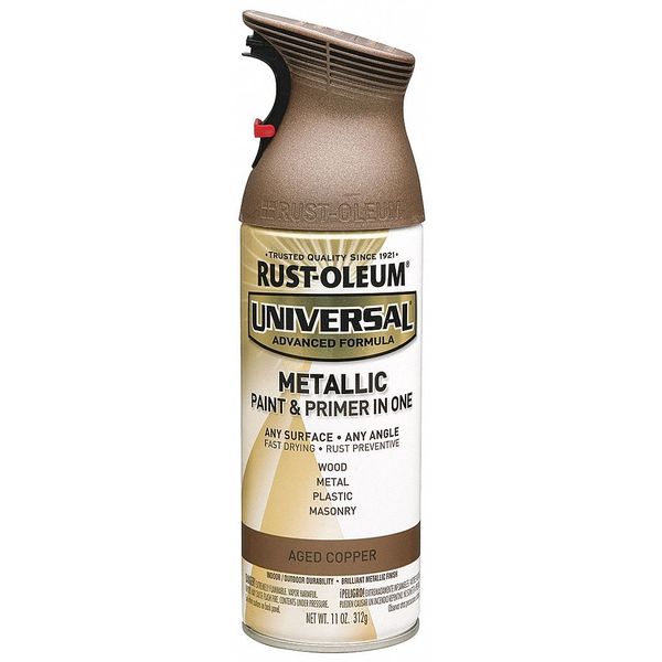 Rust-Oleum Spray Paint, Aged Copper, Gloss, 11 oz. 249132