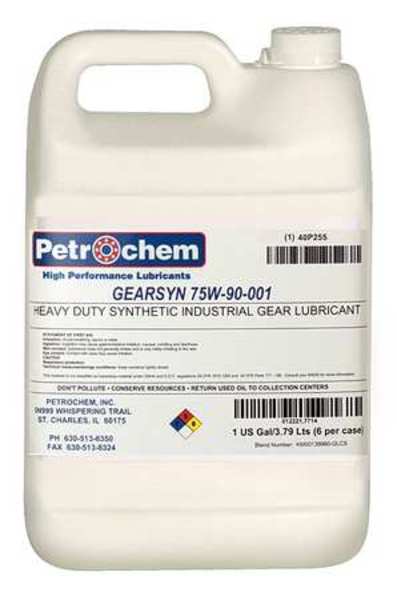 Petrochem Heavy Duty Gear Lubricant, 1 Gal. GEARSYN 75W-90-001