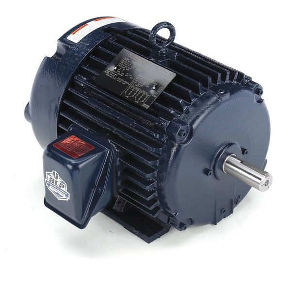 Marathon Motors 3-Phase General Purpose Motor, 3 HP, 182T Frame, 230/460V AC Voltage, 1,765 Nameplate RPM 182TTFCD6070