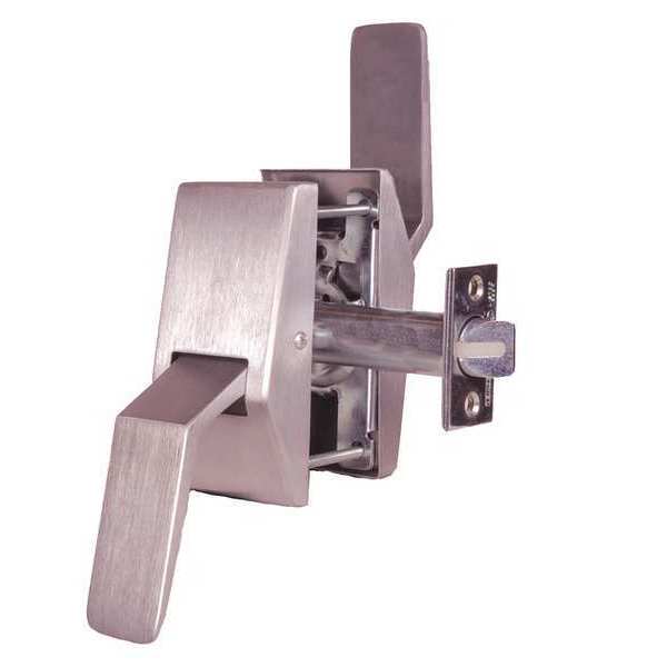 Trimco Quiet Push-Pull Latch, Vertical Mounting 1581ALH-2-52.710CU