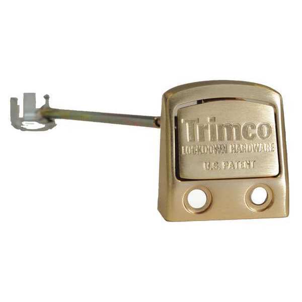 Trimco Lockdown Panic Button, Clear Finish LDH100-VD.606