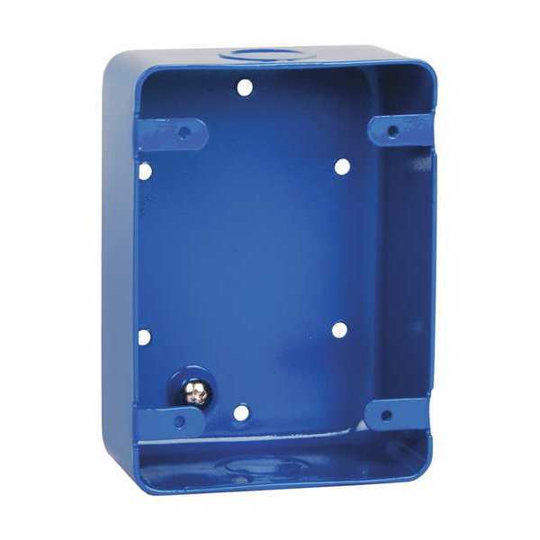 Dortronics Back Box, Blue, 1-1/2" L x 2-5/8" W x 5" H 6510/BX-BL