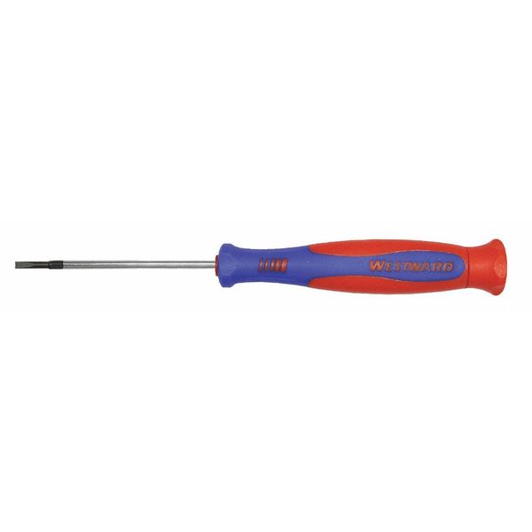 Westward Precision Slotted Screwdriver 5/64 in Round 401L49