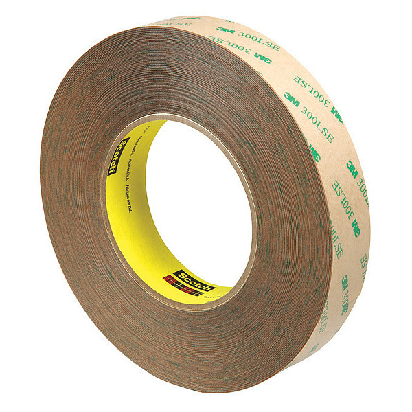 3M Adhesive Transfer Tape, Acrylic, Clear, PK9 9472LE