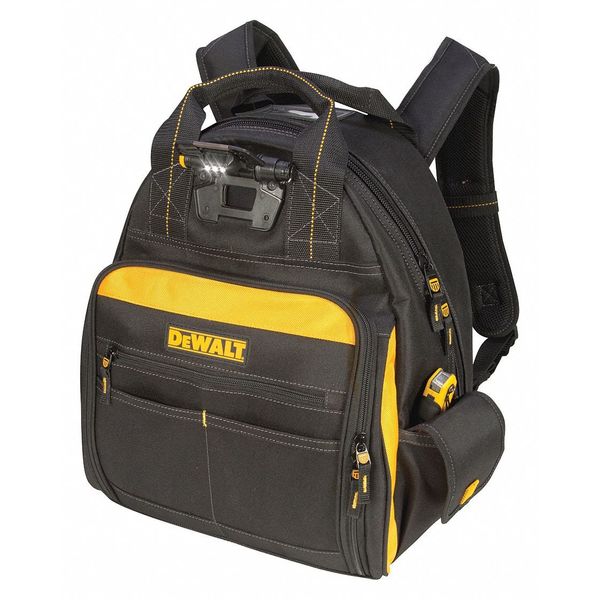 Dewalt Backpack, Tool Backpack, Black, Polyester, 57 Pockets DGL523