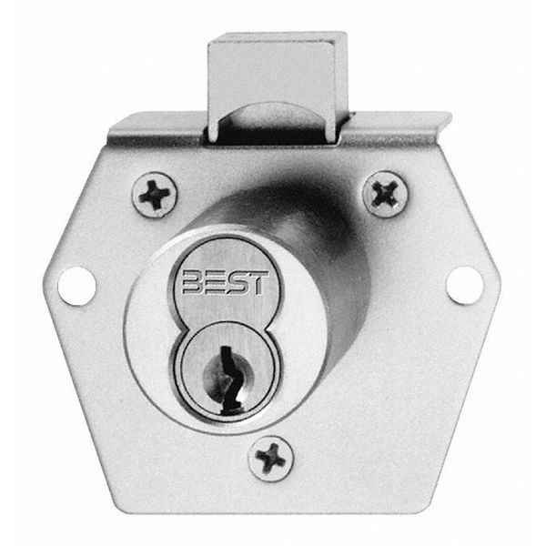 Best Deadbolt Cabinet Lock, Satin Brass, Opens With: Key 5L7RD2606
