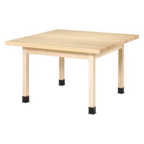 Diversified Spaces Work Station, Maple, Wood Frame, 500lb.Cap. WX4-M
