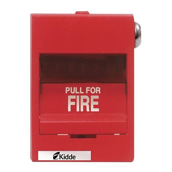 Kidde Fire Alarm Pull Station, Red, 3-3/8" D K-276B-1110