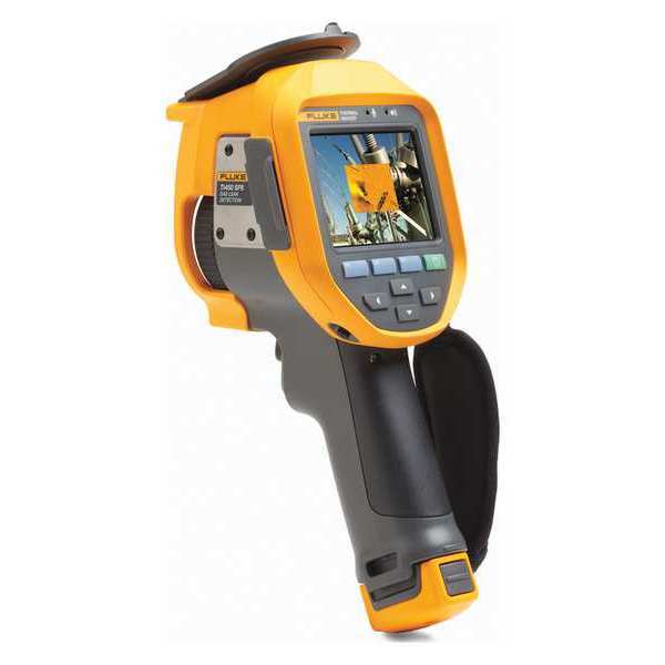 Fluke Infrared Camera, 25 mK, -4 Degrees  to 2192 Degrees F, Auto Focus, 3.5 in Color LCD Display FLK-TI450 SF6 60HZ