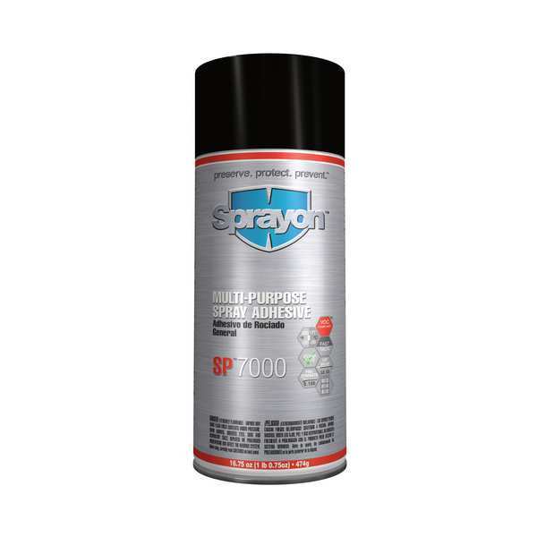 Sprayon Construction Adhesive, SP 7000 Series, Tan, 10 oz, Cartridge S0700000A