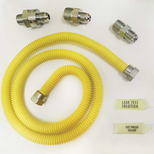 Dormont Gas Flow Valve Kit, SS, 48" L, 5/8" Size XL30C-313MV6KIT-TS-48B