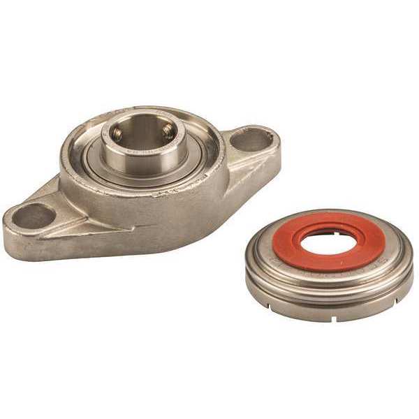 Ntn Flange Bearing, 2-Bolt, 1-7/16" Bore Dia. SUCFL207-23C0FG1