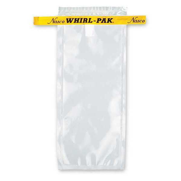 Whirl-Pak Sampling Bag, Clear, 4 oz., 7.3" L, PK500 B00679