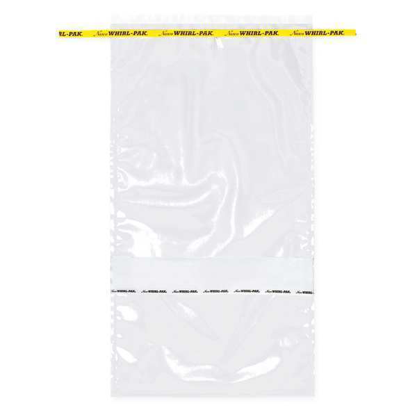 Whirl-Pak Sampling Bag, Clear, 123 oz., 20" L, PK250 B01446