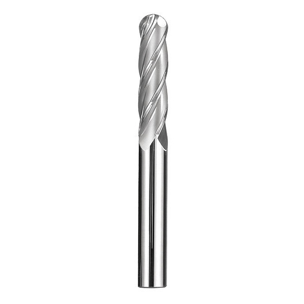 Sgs Tool Carbide End Mill, 4-1/2in., 4 FL, Uncoated 33112
