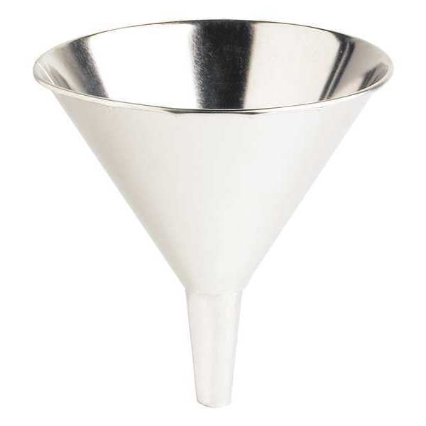 Lubrimatic Funnel, 56 oz., Tin, Silver 75-012