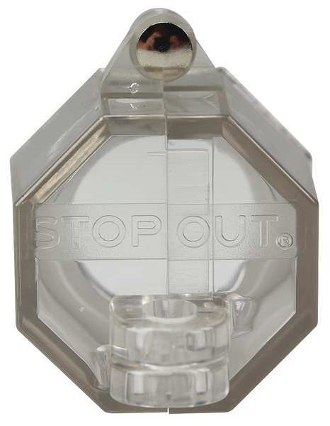Accuform Push Button Lockout, Clear KDD220